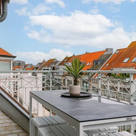 Modern With Two Terraces In Apartment Knokke-Heist